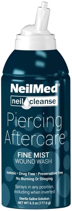 Photo 1 of 2pck - NeilMed NeilCleanse Piercing Aftercare, Fine Mist, 6.3 Fluid Ounce