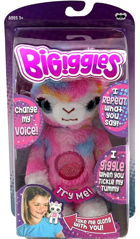 Photo 1 of BIGiggles Diego the Llama 8.5-Inch Talking Plush Figure
