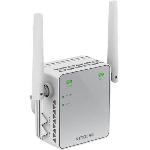 Photo 1 of NETGEAR - Essentials Edition N300 Wi-Fi Range Extender - White
