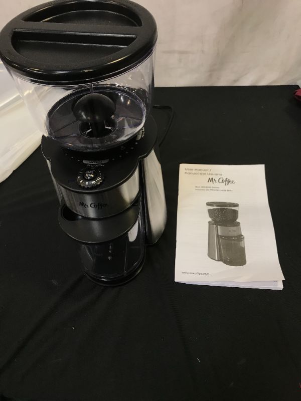 Photo 2 of Automatic Conical Burr Coffee Grinder- Big Capacity, Stainless Steel Electric Burr Mill Coffee Grinder with 12 Precise Grind Settings and Cup Selection for Home, Kitchen, Office
