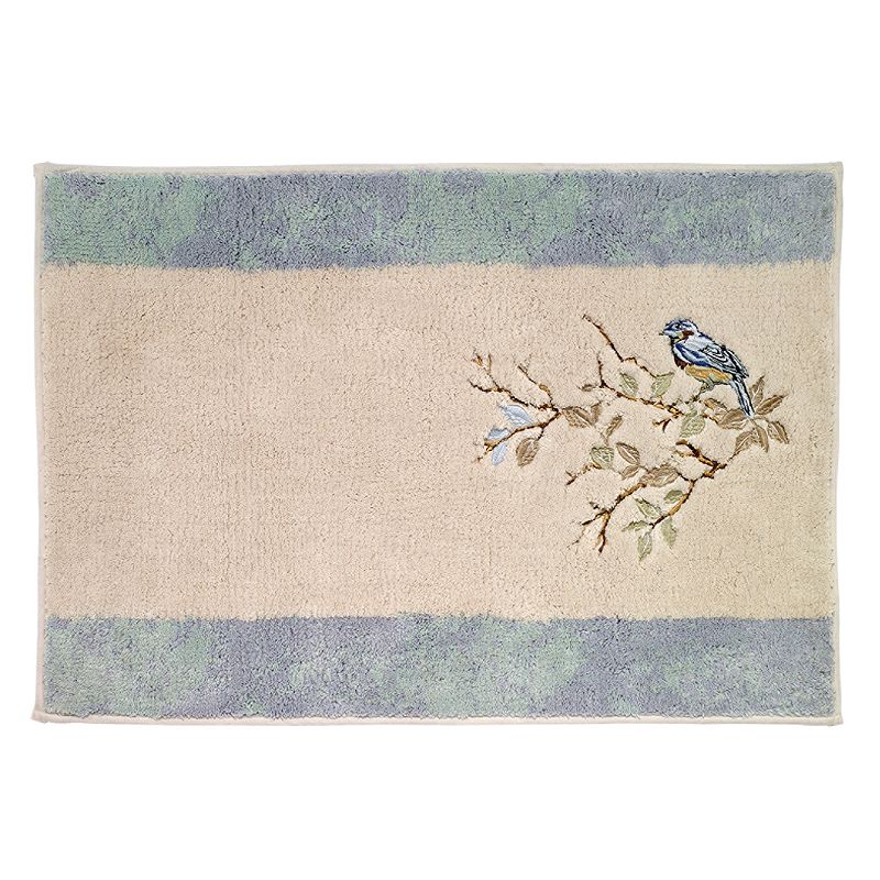 Photo 3 of Avanti Love Nest Cotton Embroidered Bath Rug Bedding
