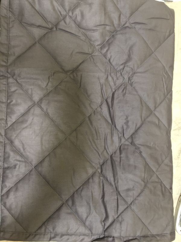 Photo 3 of  Kids Weighted Blanket 5 lbs| 36''x48'', for 40-60 lbs Individual, 100% Cotton Heavy Blanket for Kids Calm Sleeping, Material with Glass Beads| Grey