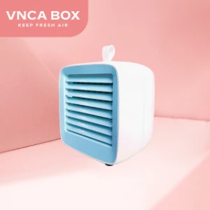 Photo 1 of Mini Air Conditioner Portable Air Cooler 200mL Water Tank Home Personal Space Cooler Fan USB Desktop Cooling Fans 2 Speed
