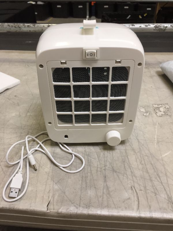 Photo 1 of Mini Air Conditioner Portable Air Cooler 200mL Water Tank Home Personal Space Cooler Fan USB Desktop Cooling Fans 2 Speed
