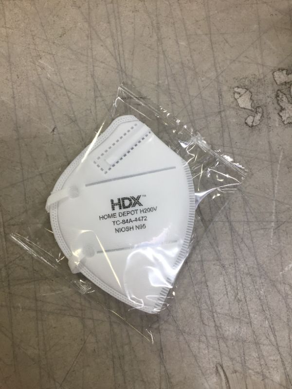 Photo 2 of HDX Foldable 95 Masks 6 pack