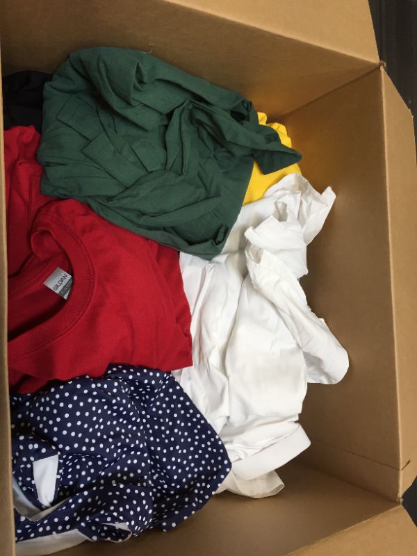 Photo 1 of box of varies clothes and varies sizes final sale 