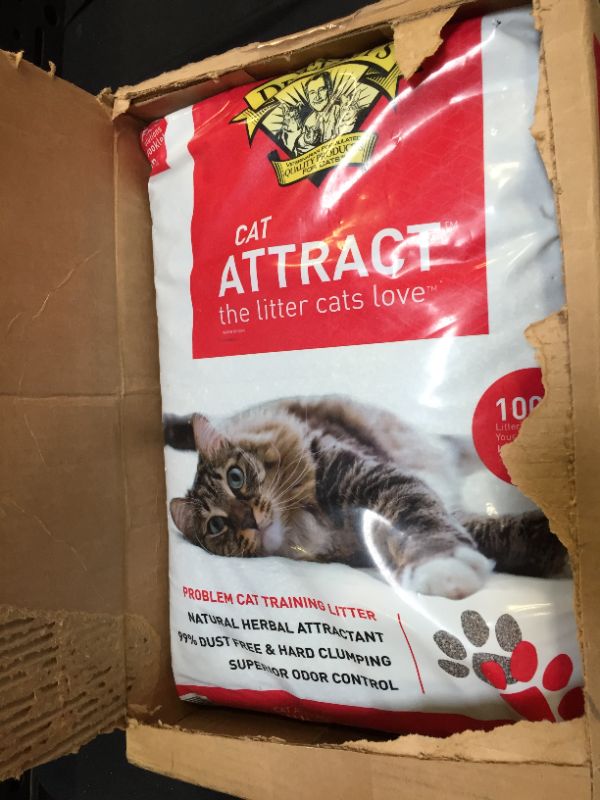 Photo 2 of Dr. Elsey's Precious Cat Attract Unscented Clumping Clay Cat Litter, 40-lb bag