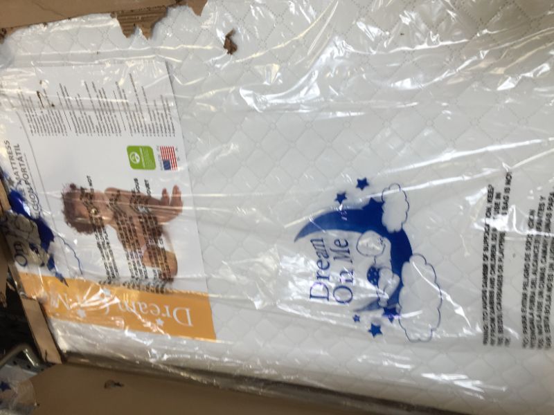Photo 1 of Dream On Me 3" Extra Firm Portable Crib Mattress, White