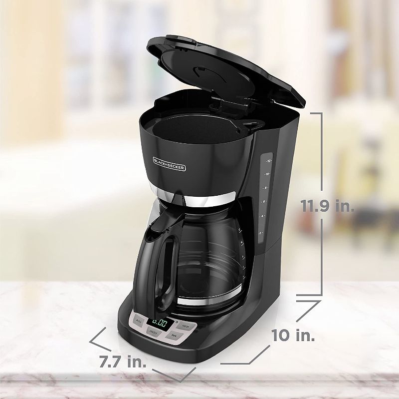 Photo 1 of BLACK+DECKER CM1060B QuickTouch Programmable Coffeemaker, 12 Cup