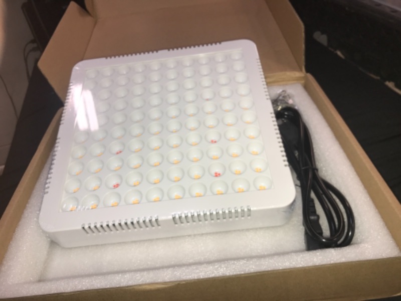 Photo 2 of 
LED Grow Lights, Full Spectrum Grow Lamp with IR & UV LED Plant Lights for Indoor Plants,Micro Greens,Clones,Succulents,Seedlings,Panel Size 10 x 10 inch