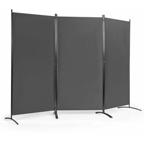 Photo 1 of  3-Panel Room Divider, Folding Privacy Screen W/ Durable Hinges Steel Base, Freestanding Partition Protective Wall Furniture