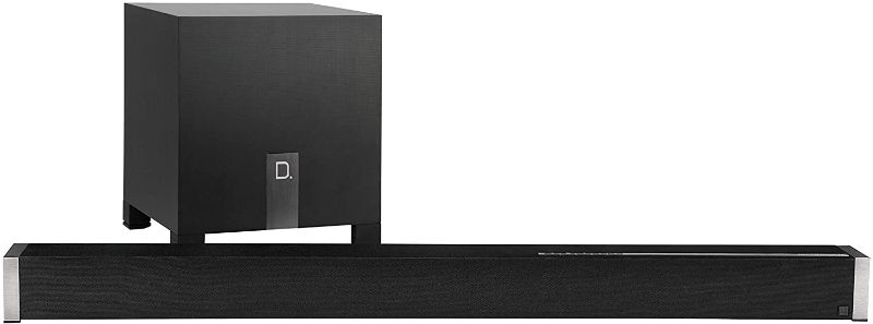 Photo 1 of Definitive Technology Studio Advance 5.1 Channel Sound Bar with 9 Speakers | Includes an 8" Wireless Subwoofer | Built-in Chromecast, Bluetooth | HDMI ARC