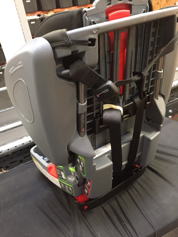 Photo 3 of Britax Grow with You ClickTight Plus Harness-2-Booster Car Seat, Jet Safewash Fabric