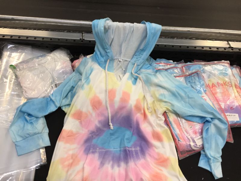 Photo 1 of Tie Dye hoodies 8 Pk size L 