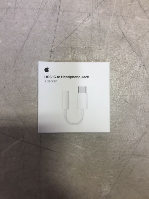 Photo 2 of Apple USB-C to 3.5mm Headphone Jack Adapter - MU7E2AM/A -factory sealed 