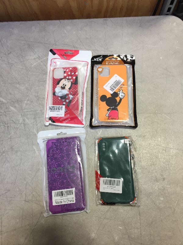 Photo 1 of 4 pack of various phone cases 