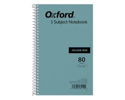 Photo 1 of 3 pack 1 subject heavy duty notebook college rule - oxford 