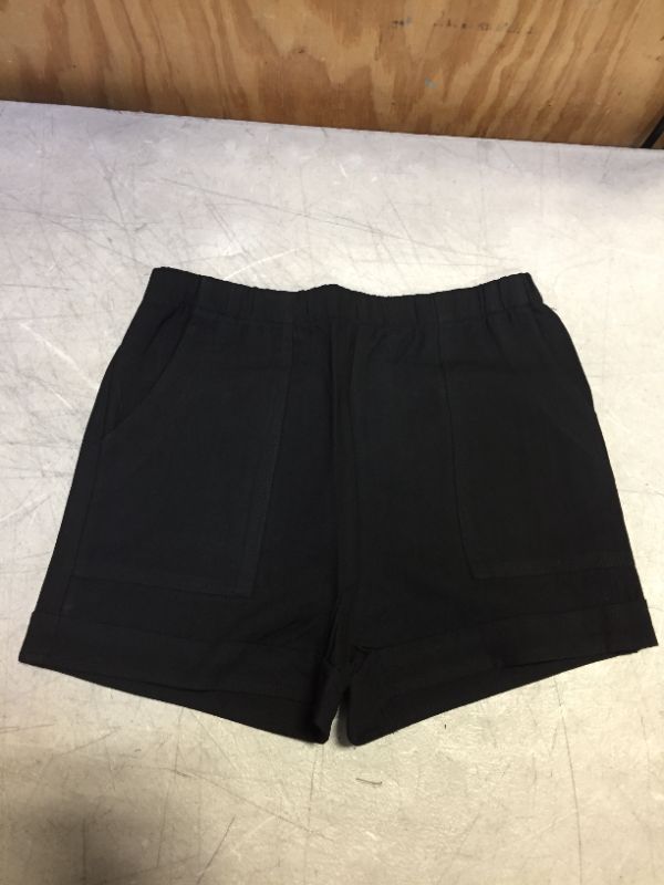 Photo 2 of GIRLS BLACK SHORTS SIZE LARGE 