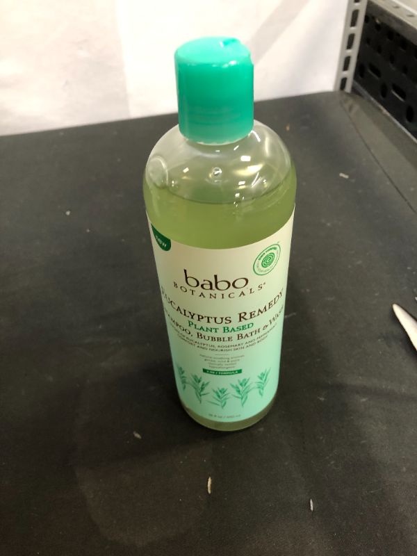 Photo 1 of Babo Botanicals Eucalyptus Remedy Shampoo Bubble Bath  Wash - 15 fl oz