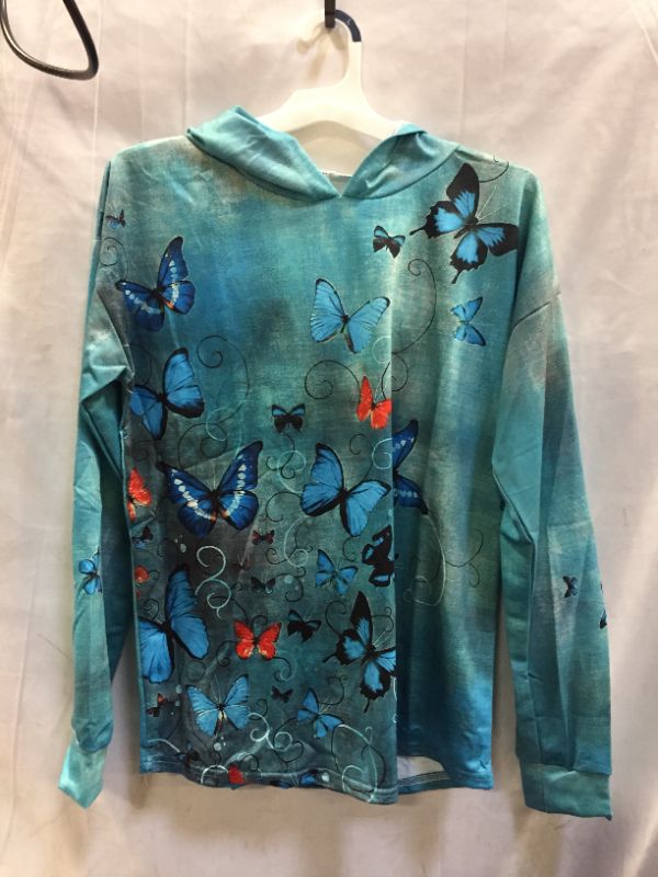 Photo 2 of IT IS WELL WITH MY SOUL LONG SLEEVE WOMENS SHIRT BLUE LARGE
WOMENS BUTTERFLY HOODIE BLUE LARGE
-- 2 PC