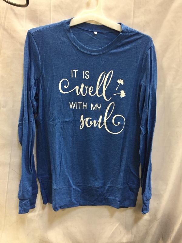 Photo 3 of IT IS WELL WITH MY SOUL LONG SLEEVE WOMENS SHIRT BLUE LARGE
WOMENS BUTTERFLY HOODIE BLUE LARGE
-- 2 PC