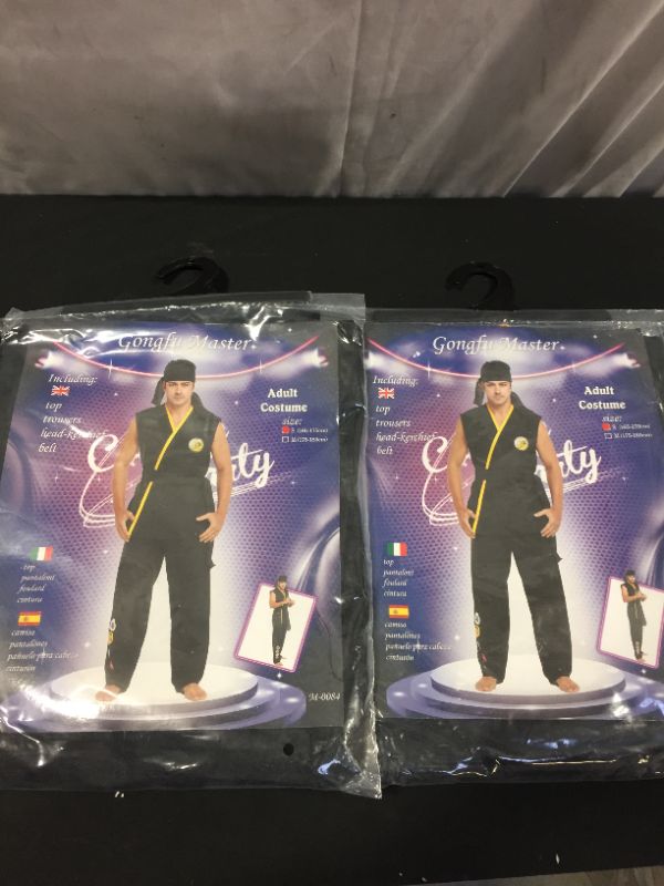 Photo 1 of GONGFU MASTER ADULT COSTUME SMALL -- 2 PCK