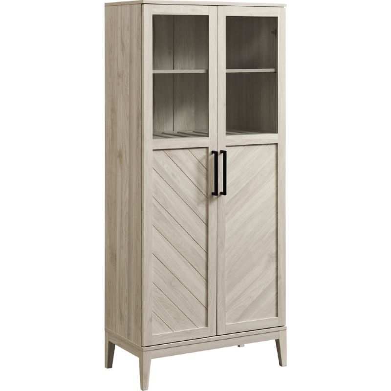 Photo 1 of 68" Chevron Storage Cabinet in Birch by Walker Edison