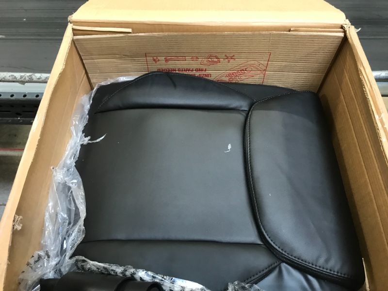 Photo 3 of Amazon Basics Classic Puresoft Padded Mid-Back Office Chair-BLACK---SELLING AS PARTS--LEGS ARE MISSING-ARM RESTS ARE MISSING--