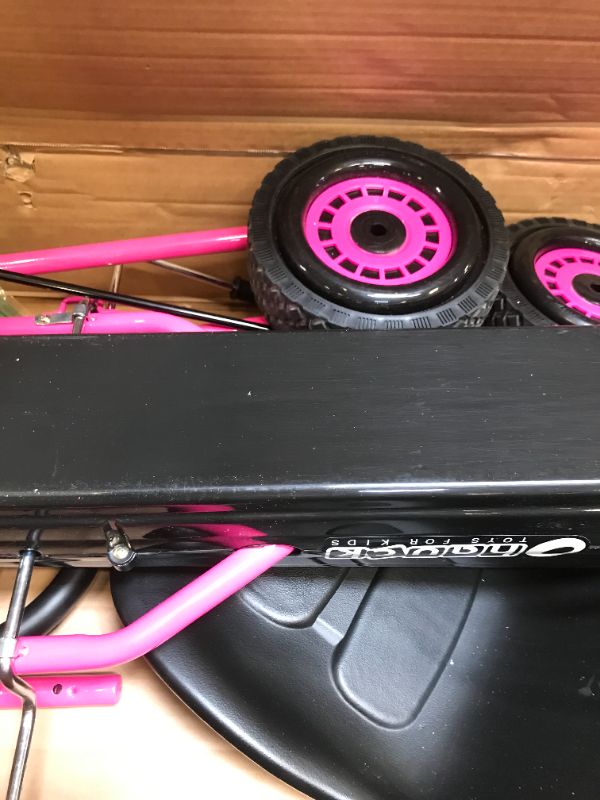 Photo 3 of Hauck Lightning Ride on Pedal Go Kart, Pink