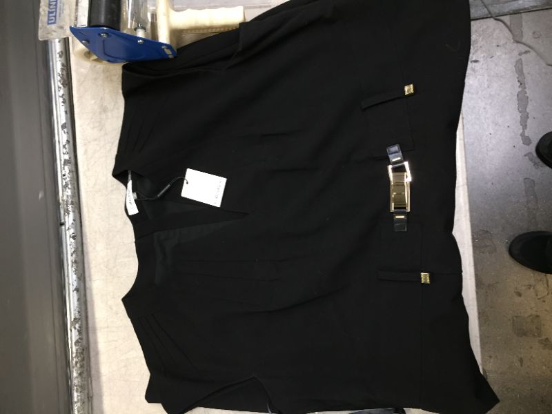 Photo 2 of Calvin Klein Women's Plus-Size Shirt Dress with Gold Hardware
size 18w