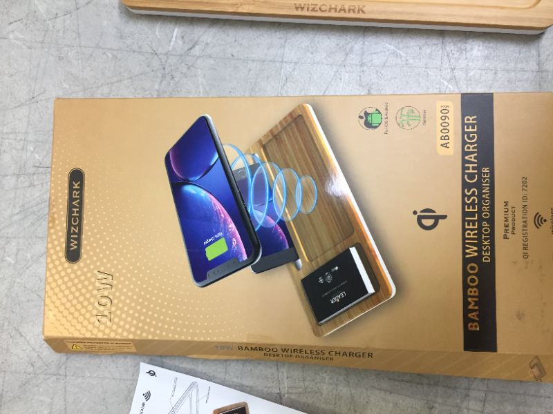 Photo 1 of bamboo wireless charger 