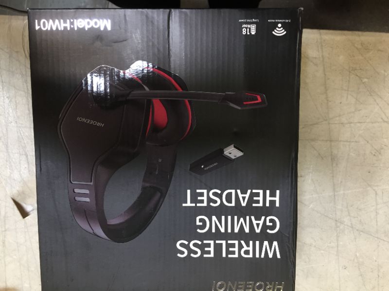 Photo 1 of wireless gaming head set 