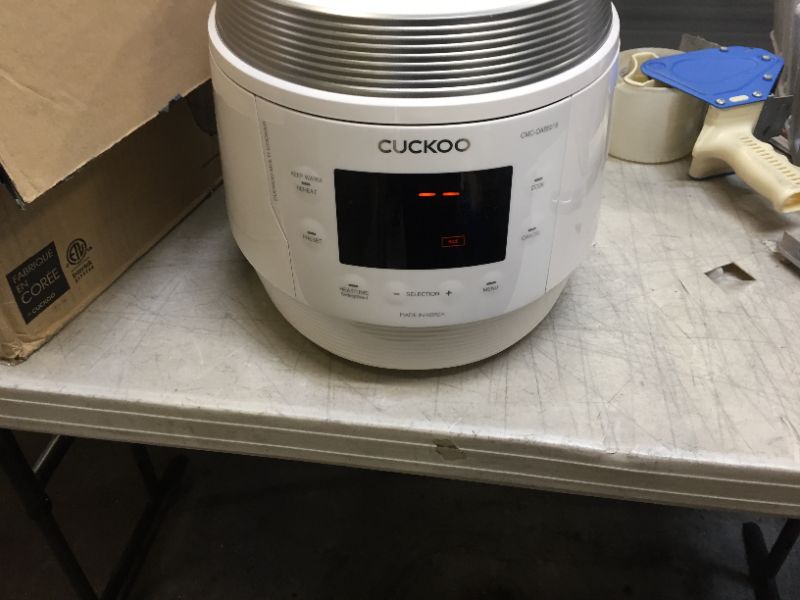 Photo 2 of Cuckoo Q5 Premium 8-in-1 Multicooker Steel Q50 Non-Stick Coating, Aluminum White
