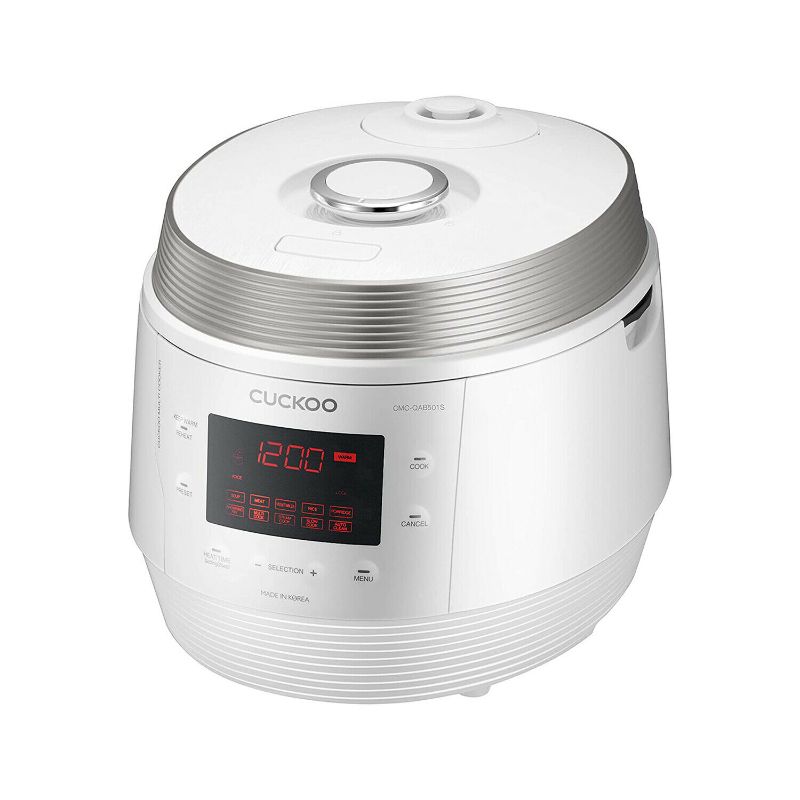 Photo 1 of Cuckoo Q5 Premium 8-in-1 Multicooker Steel Q50 Non-Stick Coating, Aluminum White
