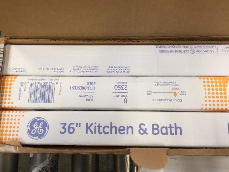 Photo 3 of 6 pack GE 30-Watt T12 Kitchen and Bath Bulb, 1-Pack