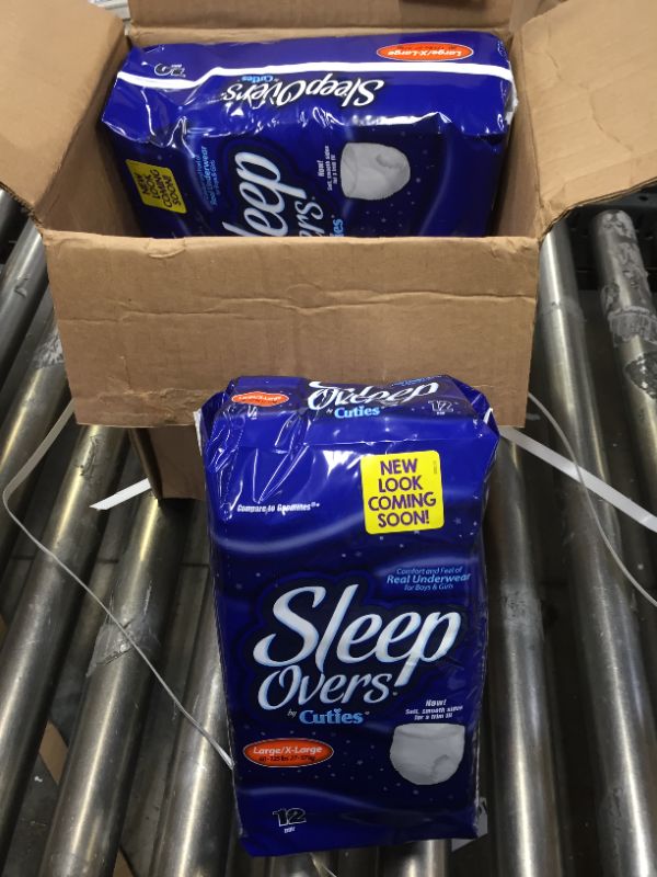 Photo 2 of 4 pack of sleepovers size large- xlarge 