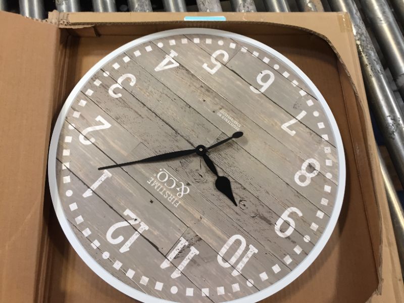 Photo 1 of FirsTime Co. 20 Arlo Gray Wall Clock, Light