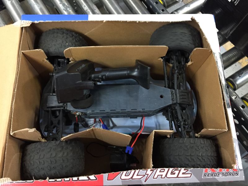 Photo 2 of ARRMA RC Monster Truck: 1/10 Granite Voltage MEGA 2WD SRS RTR with 2.4GHz Radio 1800mAh 6C NiMH Battery Charger 1:10 Scale (Blue/Black)