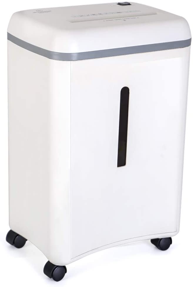 Photo 1 of WOLVERINE 8-Sheet Super Micro Cut High Security Level P-5 Ultra Quiet Paper/Credit Card Home Office Shredder with 17-Litre gallons Pullout Waste Bin SD9101 (White)
