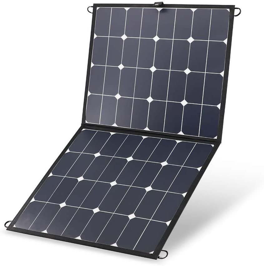 Photo 1 of Renogy 100W Eclipse Lightweight Suitcase Without Controller, Panel Only, Black
