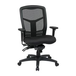 Photo 1 of used--Office Star™ ProGrid Fabric High-Back Adjustable Chair, Black