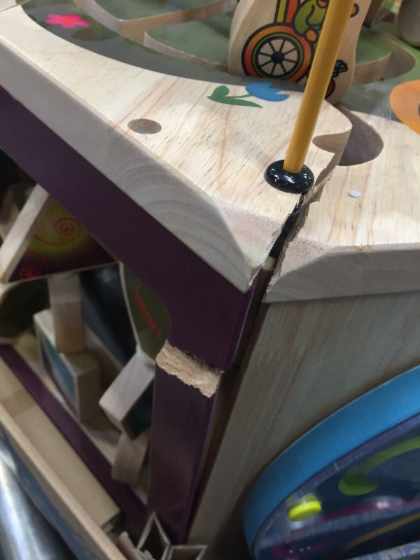Photo 1 of B. toys Wooden Activity Cube - Youniversity