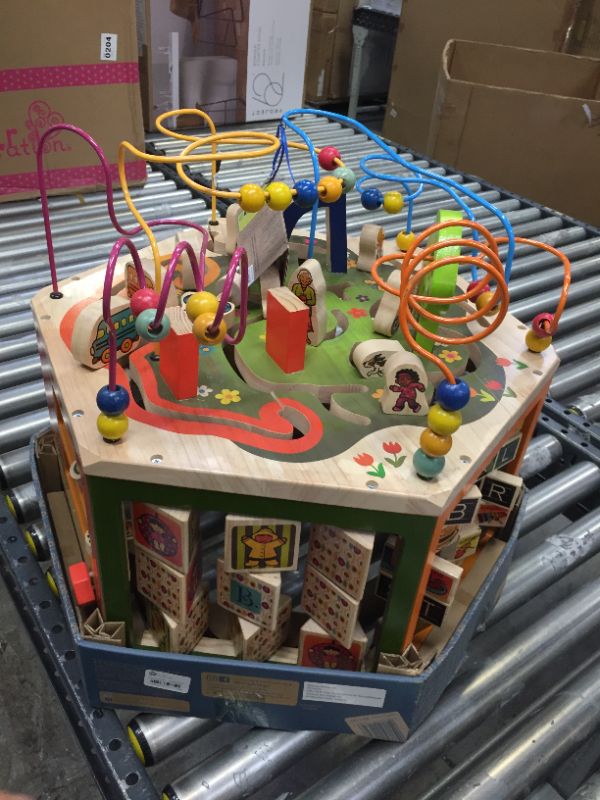 Photo 1 of B. toys Wooden Activity Cube - Youniversity