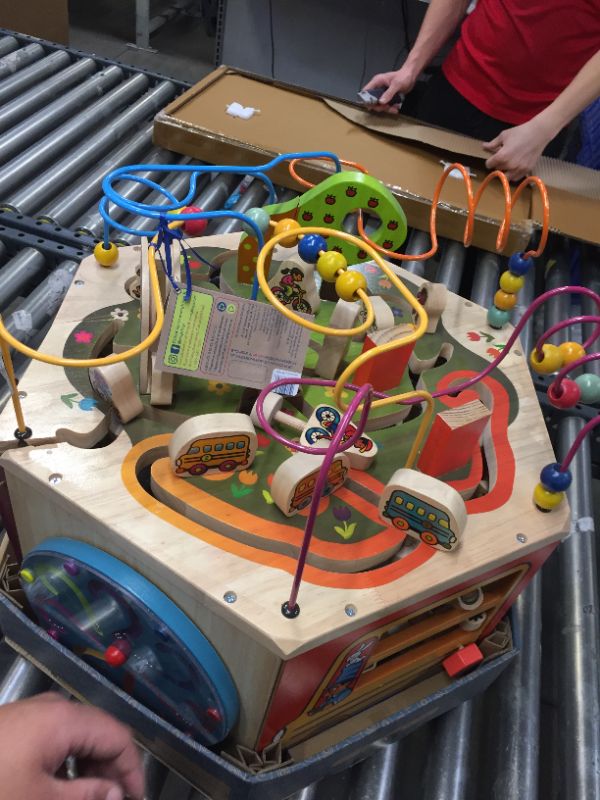 Photo 1 of B. toys Wooden Activity Cube - Youniversity