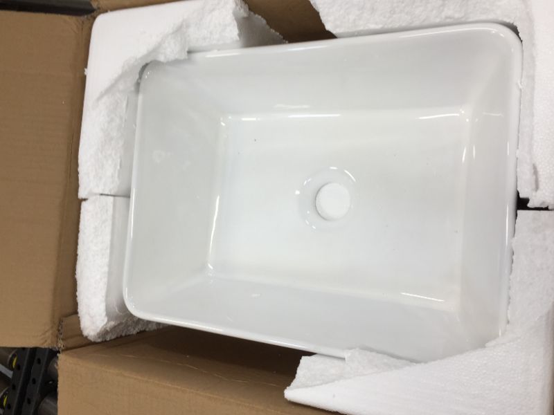 Photo 1 of 16 X 12" VESSEL SINK , WHITE 