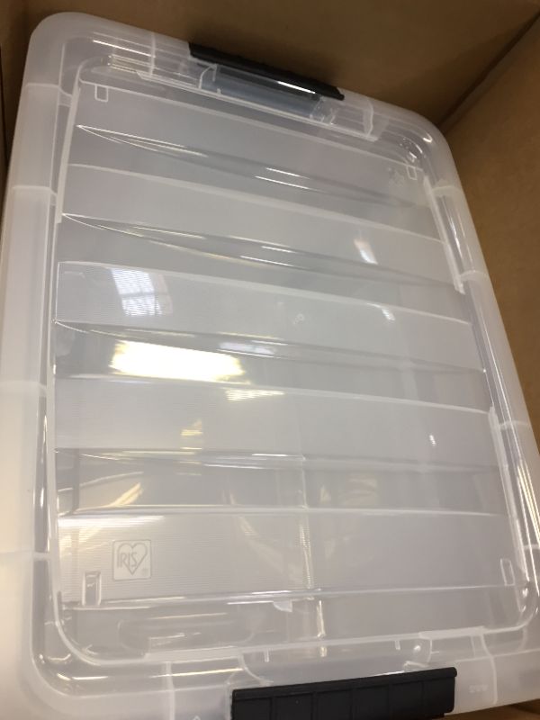 Photo 3 of 6pc PLASTIC STORAGE CONTAINER, VARYING CONDITIONS