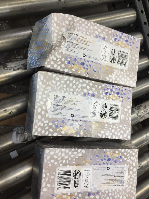 Photo 1 of ALL NEW BUT PACKAGE DAMAGE, SEE PICTURES Lot Of 8 Kleenex White 3-Ply Ultra Soft Facial Tissues 120 Tissues Per Box
