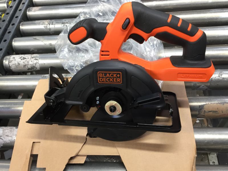 Photo 2 of  BATTERY AND CHARGER SOLD SEPARATELY, MINIMAL USE,  BLACK+DECKER 20V MAX 5-1/2-Inch Cordless Circular Saw, Tool Only,