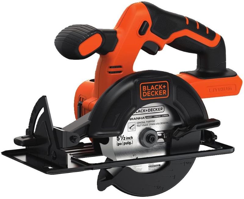 Photo 1 of  BATTERY AND CHARGER SOLD SEPARATELY, MINIMAL USE,  BLACK+DECKER 20V MAX 5-1/2-Inch Cordless Circular Saw, Tool Only,