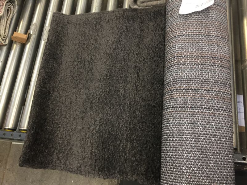 Photo 1 of 6FT RUNNER RUG DARK GREY 